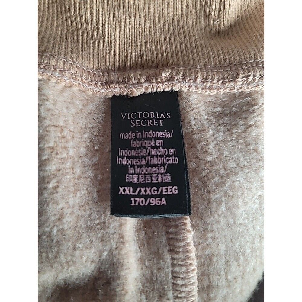 Victoria's Secret Jogger Sweatpants Lace Up Bare Nude Baggy High Waisted SizeXXL - Picture 13 of 14